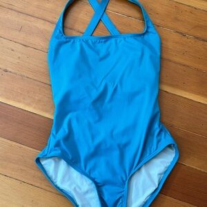 Turquoise Michael Kors one piece swim suit
